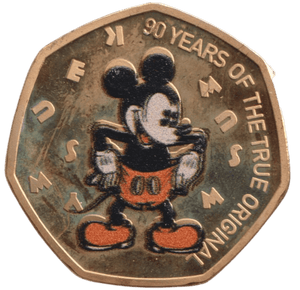 2021 50P SHAPED COIN MICKEY MOUSE - 50P SHAPED COIN - Cambridgeshire Coins
