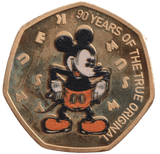 2021 50P SHAPED COIN MICKEY MOUSE - 50P SHAPED COIN - Cambridgeshire Coins