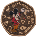 2021 50P SHAPED COIN MICKEY MOUSE - 50P SHAPED COIN - Cambridgeshire Coins