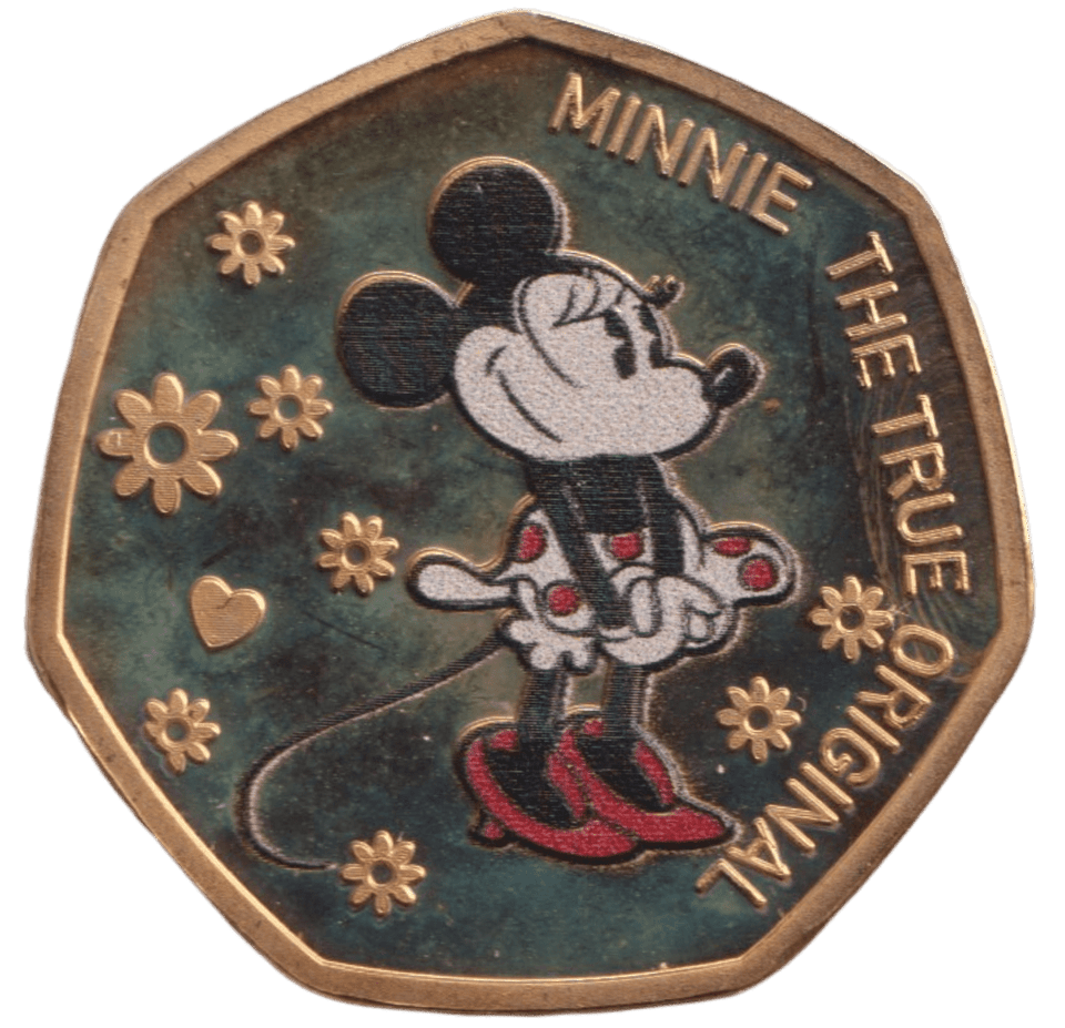 2021 50P SHAPED COIN MICKEY MOUSE - 50P SHAPED COIN - Cambridgeshire Coins