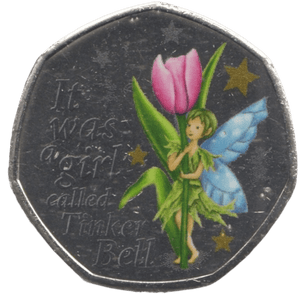 2021 50P SHAPED COIN PETER PAN - 50P SHAPED COIN - Cambridgeshire Coins