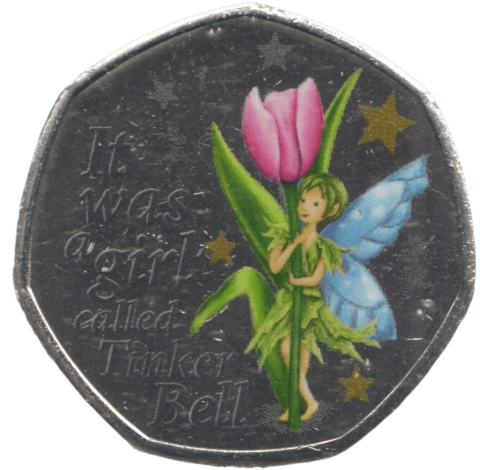 2021 50P SHAPED COIN PETER PAN - 50P SHAPED COIN - Cambridgeshire Coins
