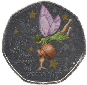 2021 50P SHAPED COIN PETER PAN - 50P SHAPED COIN - Cambridgeshire Coins