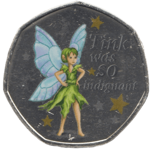 2021 50P SHAPED COIN PETER PAN - 50P SHAPED COIN - Cambridgeshire Coins
