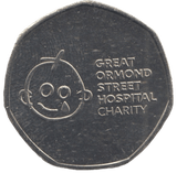 2021 50P SHAPED COIN PETER PAN - 50P SHAPED COIN - Cambridgeshire Coins