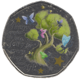 2021 50P SHAPED COIN PETER PAN - 50P SHAPED COIN - Cambridgeshire Coins