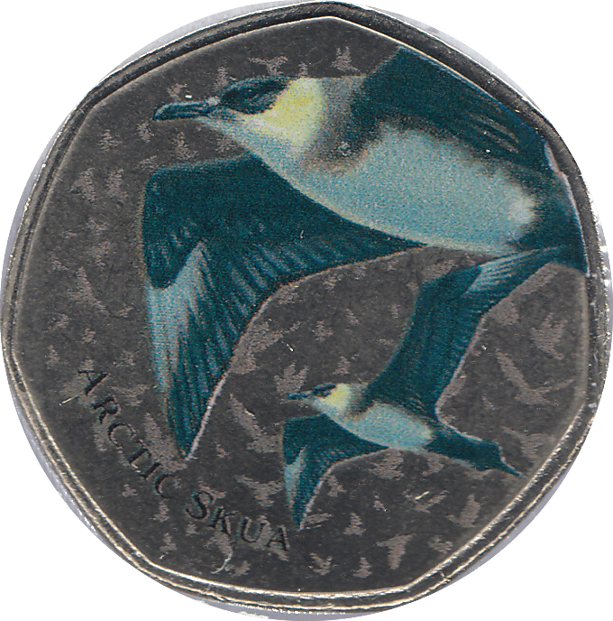 2021 50P SHAPED MEDALLION ARCTIC SKUA - WORLD COINS - Cambridgeshire Coins