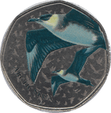 2021 50P SHAPED MEDALLION ARCTIC SKUA - WORLD COINS - Cambridgeshire Coins