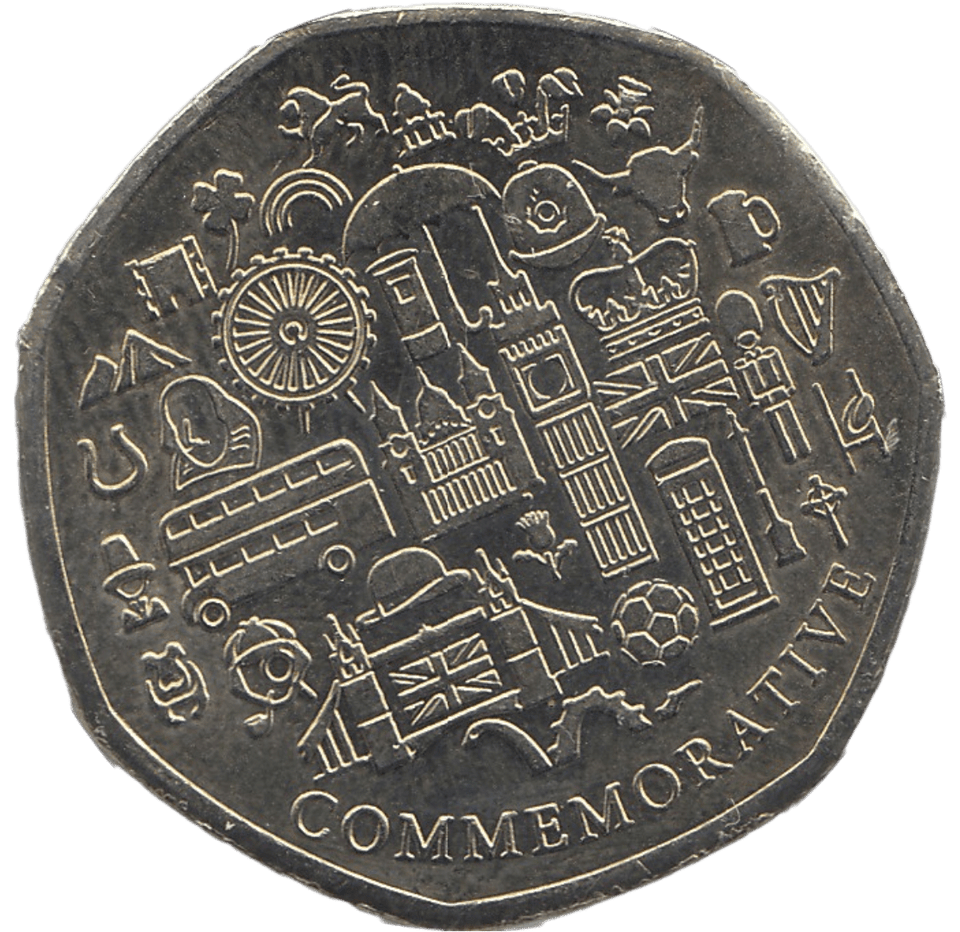 2021 50P SHAPED MEDALLION BLUE TIT - 50P SHAPED COIN - Cambridgeshire Coins