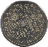2021 50P SHAPED MEDALLION BLUE TIT - Cambridgeshire Coins