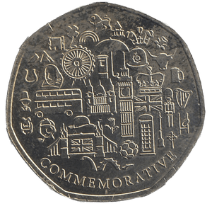 2021 50P SHAPED MEDALLION COAL TIT - 50P SHAPED COIN - Cambridgeshire Coins
