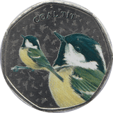 2021 50P SHAPED MEDALLION COAL TIT - WORLD COINS - Cambridgeshire Coins