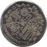 2021 50P SHAPED MEDALLION GREY HERON - WORLD COINS - Cambridgeshire Coins