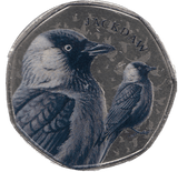 2021 50P SHAPED MEDALLION JACKDAW - 50P SHAPED COIN - Cambridgeshire Coins