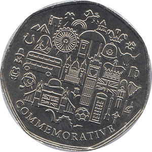 2021 50P SHAPED MEDALLION JACKDAW - WORLD COINS - Cambridgeshire Coins
