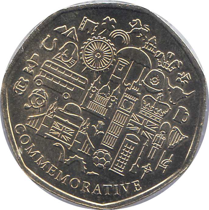 2021 50P SHAPED MEDALLION JAY - Cambridgeshire Coins
