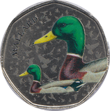 2021 50P SHAPED MEDALLION MALLARD - WORLD COINS - Cambridgeshire Coins
