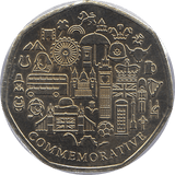 2021 50P SHAPED MEDALLION MALLARD - WORLD COINS - Cambridgeshire Coins
