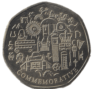 2021 50P SHAPED MEDALLION MOORHEN - 50P SHAPED COIN - Cambridgeshire Coins