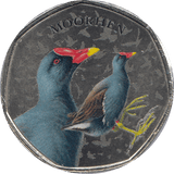 2021 50P SHAPED MEDALLION MOORHEN - WORLD COINS - Cambridgeshire Coins