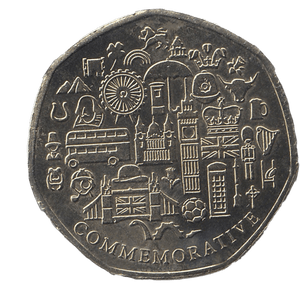 2021 50P SHAPED MEDALLION STARLING - 50P SHAPED COIN - Cambridgeshire Coins