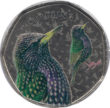 2021 50P SHAPED MEDALLION STARLING - WORLD COINS - Cambridgeshire Coins