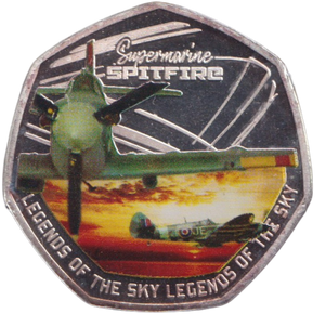2021 50P SHAPED TOKEN LEGENDS OF THE SKY - 50P SHAPED COIN - Cambridgeshire Coins
