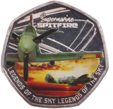 2021 50P SHAPED TOKEN LEGENDS OF THE SKY - 50P SHAPED COIN - Cambridgeshire Coins