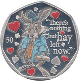 2021 50P THE MARCH HARE ISLE OF MAN SILVER ( PROOF ) - 50P REGIONAL ISSUES - Cambridgeshire Coins