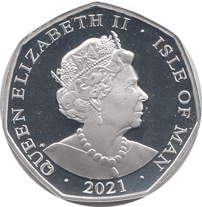 2021 50P THE MARCH HARE ISLE OF MAN SILVER ( PROOF ) - 50P REGIONAL ISSUES - Cambridgeshire Coins