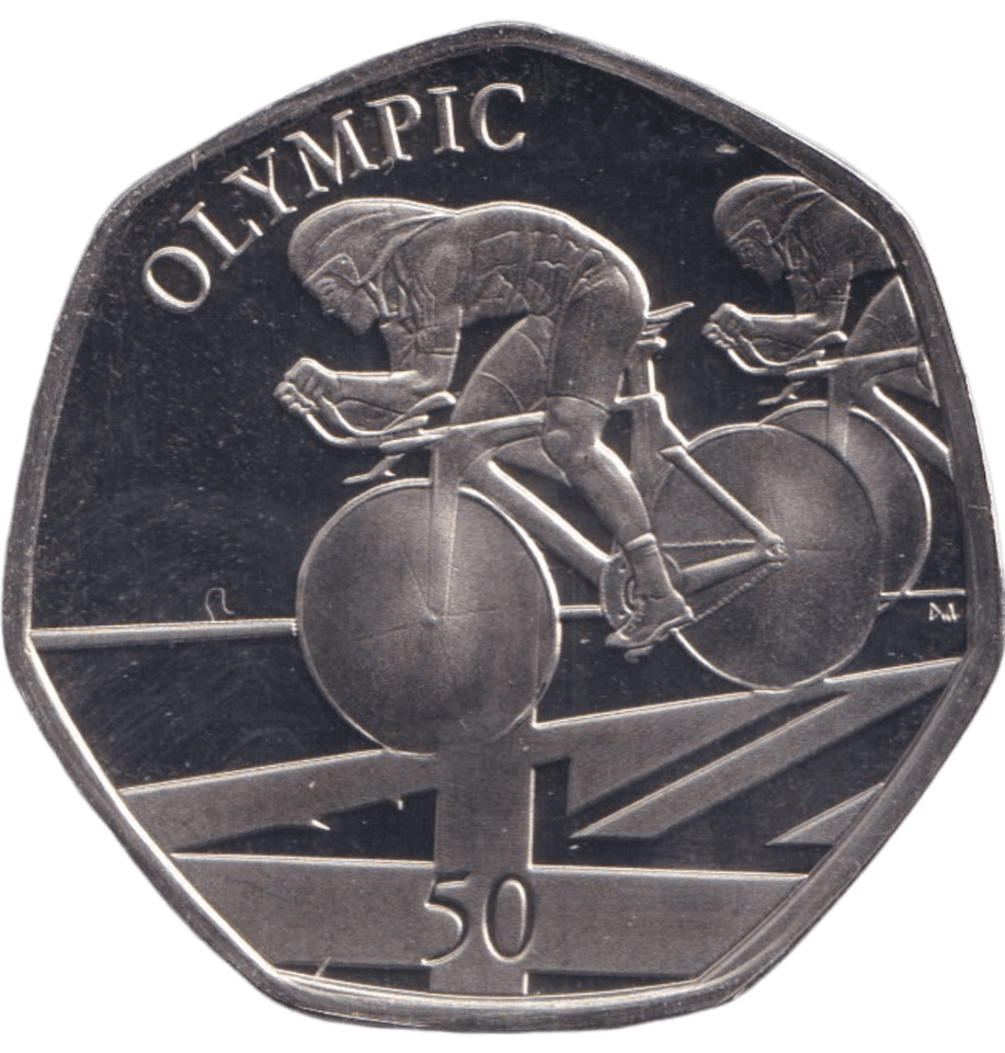 2021 50P TOKYO OLYMPIC BIKING ( BU ) - 50p BU - Cambridgeshire Coins