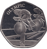 2021 50P TOKYO OLYMPIC BIKING ( BU ) - 50p BU - Cambridgeshire Coins