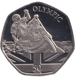 2021 50P TOKYO OLYMPIC CANOEING ( BU ) - 50p BU - Cambridgeshire Coins