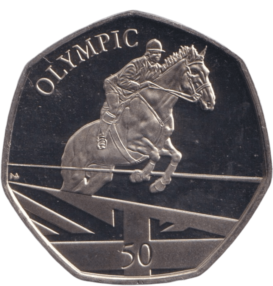 2021 50P TOKYO OLYMPIC HORSE RIDING ( BU ) - 50p BU - Cambridgeshire Coins