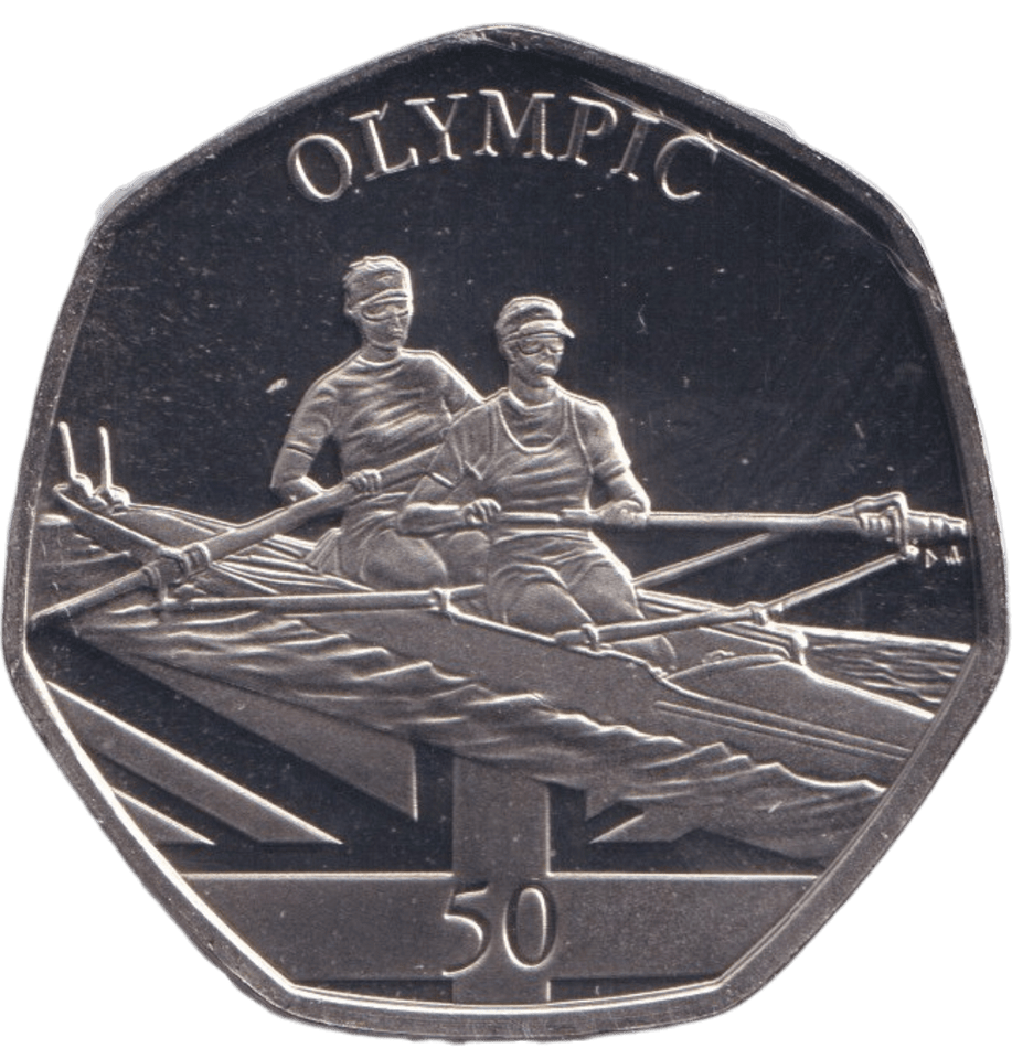 2021 50P TOKYO OLYMPIC ROWING ( BU ) - 50p BU - Cambridgeshire Coins
