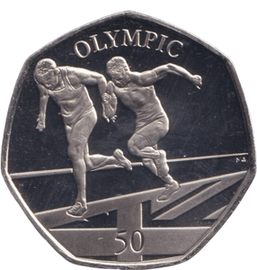2021 50P TOKYO OLYMPIC SPRINT ( BU ) - 50p BU - Cambridgeshire Coins