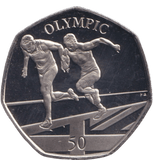 2021 50P TOKYO OLYMPIC SPRINT ( BU ) - 50p BU - Cambridgeshire Coins