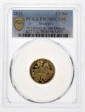2021 ALDERNEY GOLD PROOF 1/2 SOVEREIGN GEORGE AND THE DRAGON ( PCGS ) PR70DCAM - NGC GOLD COINS - Cambridgeshire Coins