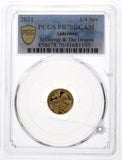 2021 ALDERNEY GOLD PROOF 1/4 SOVEREIGN GEORGE AND THE DRAGON ( PCGS ) PR70DCAM - NGC GOLD COINS - Cambridgeshire Coins