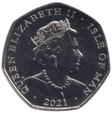 2021 ALICE IN WONDERLAND 50P ISLE OF MAN ( BU ) - 50P REGIONAL ISSUES - Cambridgeshire Coins