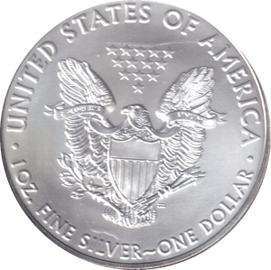 2021 AMERICAN EAGLE SILVER DOLLAR 1 OZ FINE SILVER USA - SILVER WORLD COINS - Cambridgeshire Coins