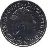 2021 BRILLIANT UNCIRCULATED £5 QUEENS BEASTS COMPLETER MEDALLION BU - £5 BU - Cambridgeshire Coins