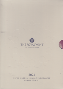 2021 BRILLIANT UNCIRCULATED ANNUAL COIN SET - Brilliant Uncirculated Year Sets - Cambridgeshire Coins