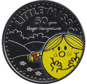 2021 BRILLIANT UNCIRCULATED COLOURED £5 COIN MR MEN COIN BU - £5 BU - Cambridgeshire Coins