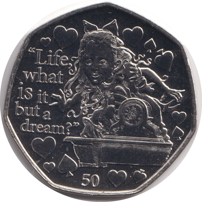 2021 BU 50P ISLE OF MAN LIFE WHAT IS IT BUT A DREAM - WORLD COINS - Cambridgeshire Coins