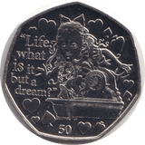 2021 BU 50P ISLE OF MAN LIFE WHAT IS IT BUT A DREAM - WORLD COINS - Cambridgeshire Coins