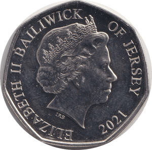 2021 BU 50P JERSEY - WORLD COINS - Cambridgeshire Coins