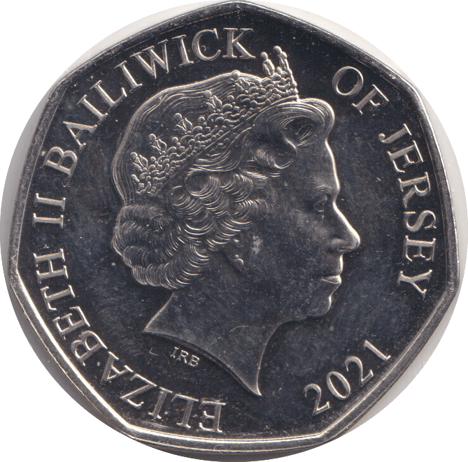 2021 BU 50P JERSEY - WORLD COINS - Cambridgeshire Coins