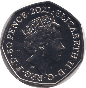 2021 BU 50P PLESIOSAURUS - WORLD COINS - Cambridgeshire Coins