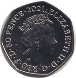 2021 BU 50P WINNIE THE POOH - WORLD COINS - Cambridgeshire Coins
